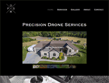 Tablet Screenshot of precisiondroneservices.com
